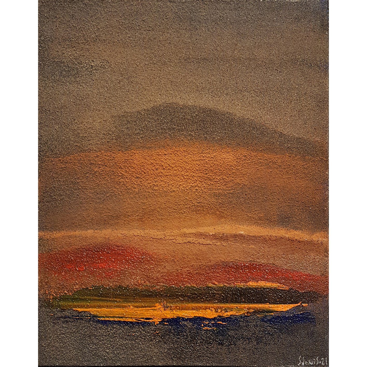 Dawn Orange · 2021 · 50 × 63 cm / 19.7 × 24.8 in