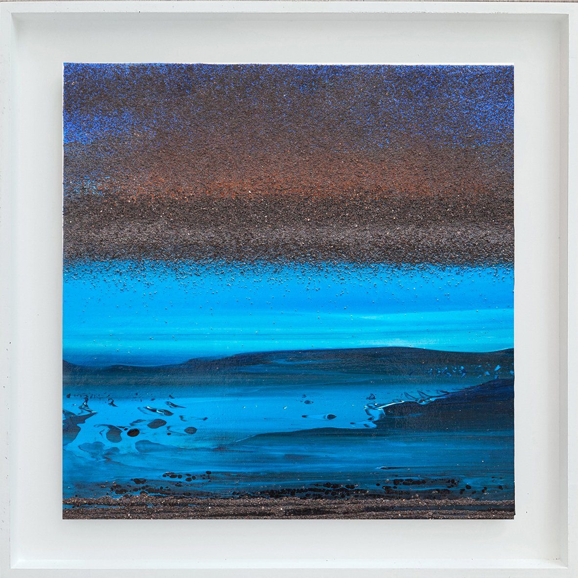 Colored Horizon Blue · 2019 · 40 × 40 cm / 15.7 × 15.7 in