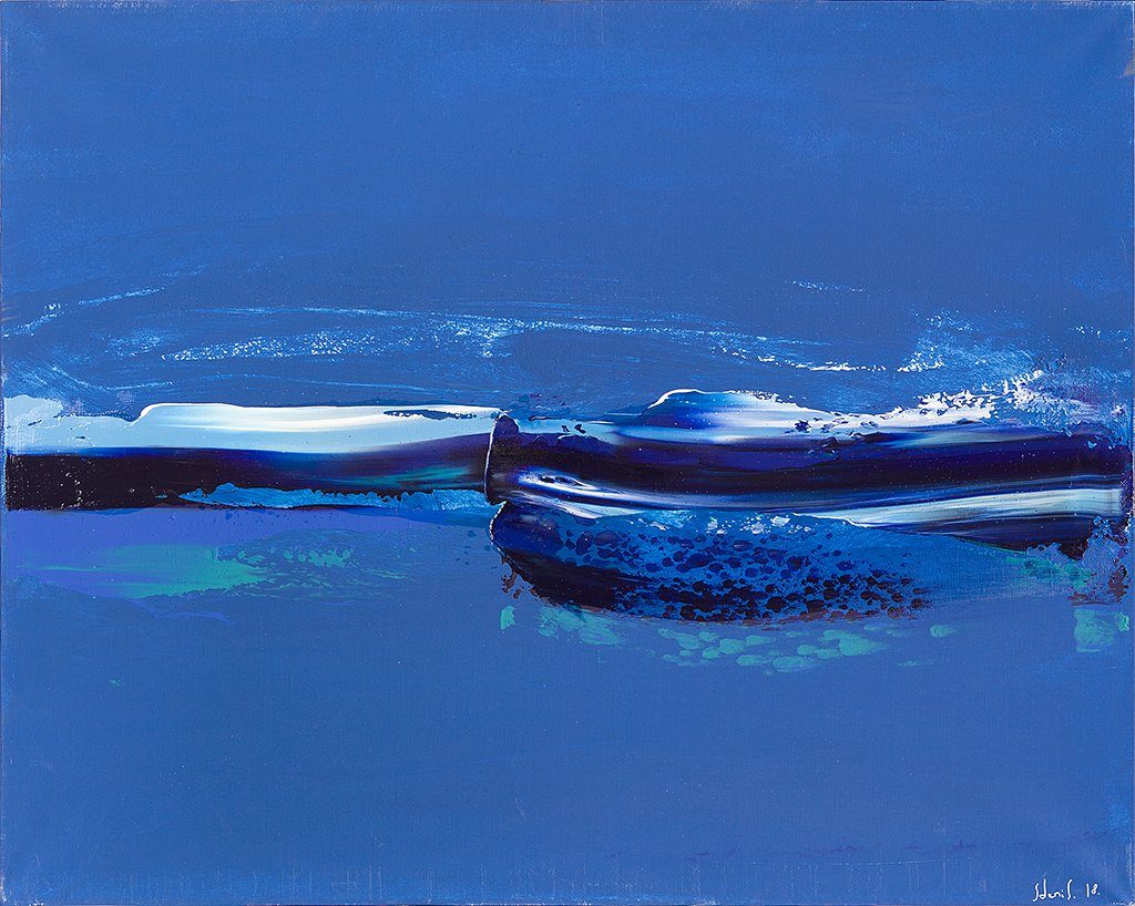 Line 2 · 2018 · 100 × 80 cm / 39.4 × 31.5 in