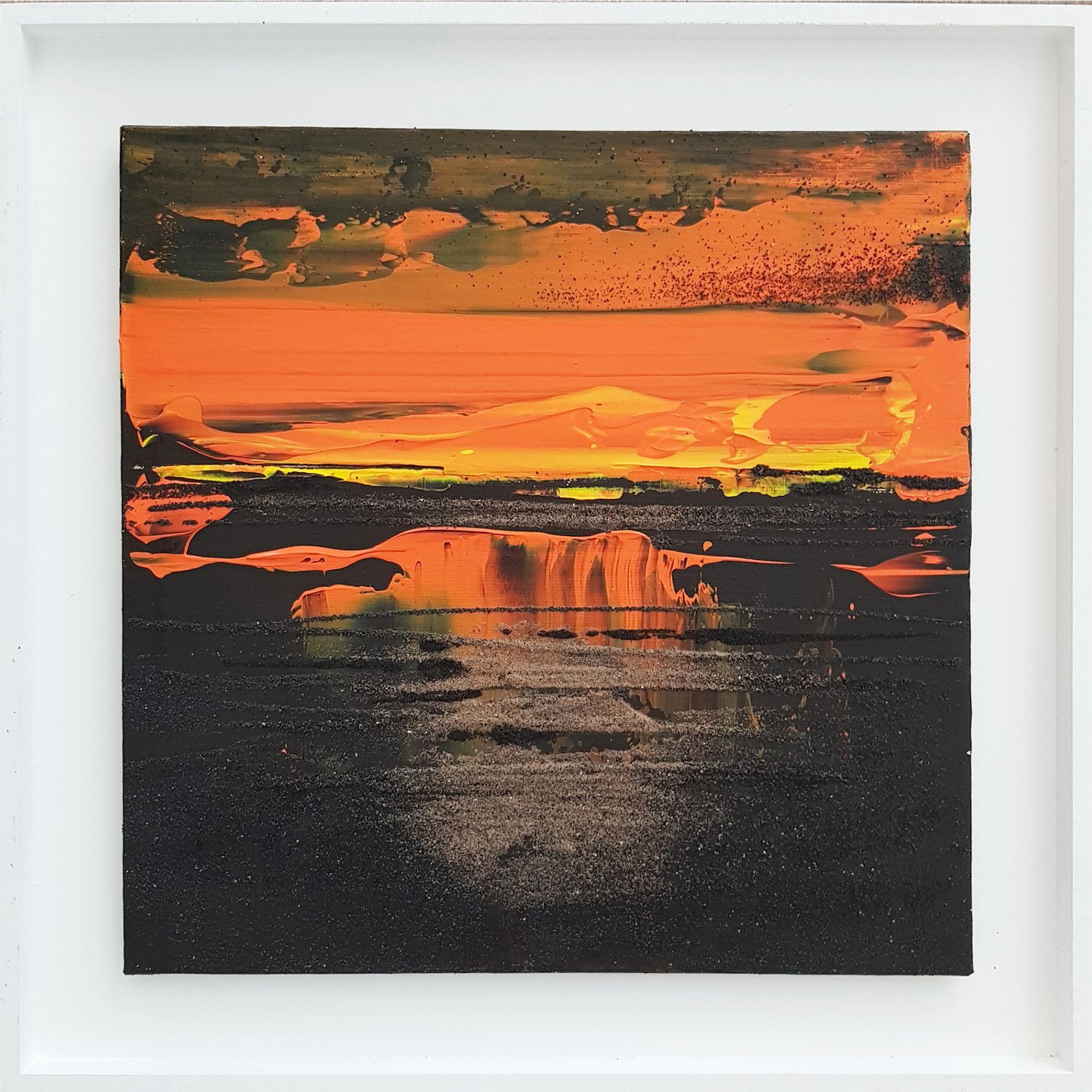 Colored Horizon Orange · 2019 · 40 × 40 cm / 15.7 × 15.7 in